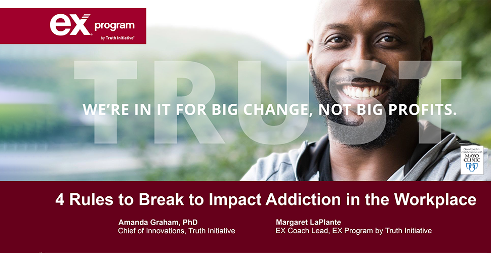 On-demand Webinar: 4 Rules to Break to Impact Addiction in the Workplace