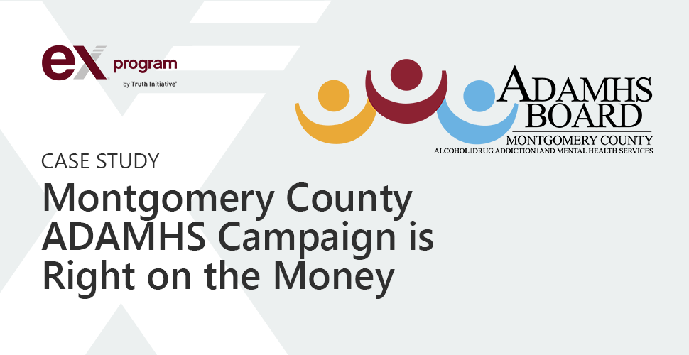Montgomery County ADAMHS Campaign is Right on the Money