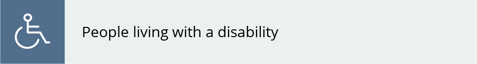 People living with a disability have higher tobacco use rates