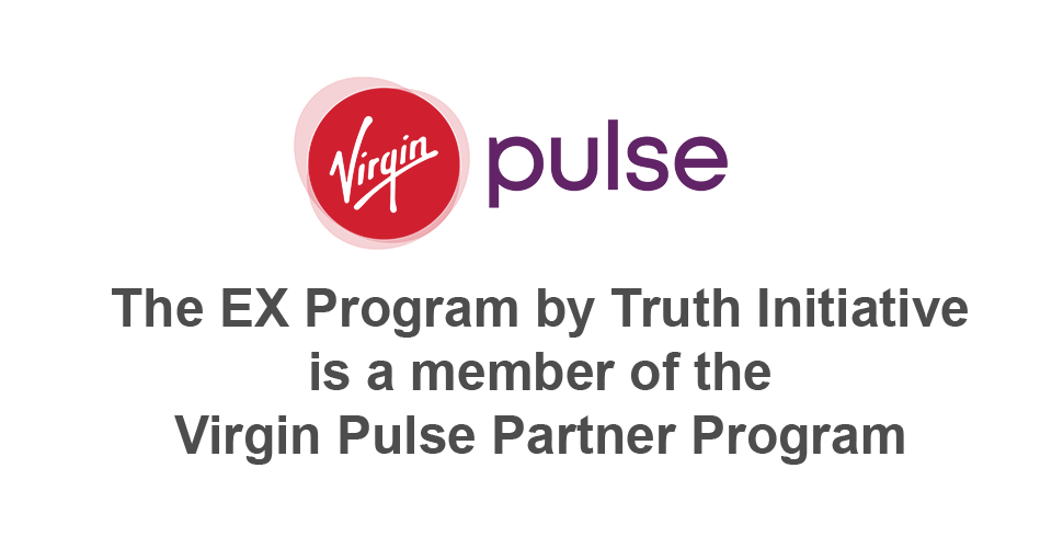 EX Program by Truth Initiative is a member of the Virgin Pulse Partner Program