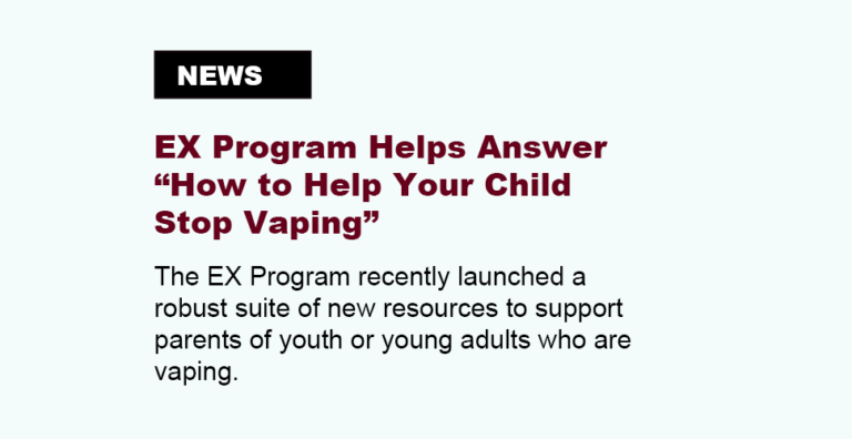 New resources are available for employers to help employees answer the question "How to Help Your Child Stop Vaping?"