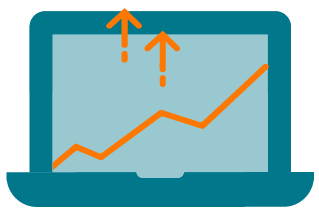 EX Program's reporting dashboards allow clients to view participant metrics 27/7